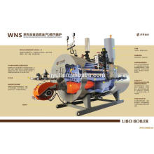 WNS natural gas fired steam boiler, oil steam boiler best price